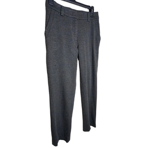 Peserico Straight Leg Rayon Blend Dress Pants Women's IT 40 US 4 Gray Made in It